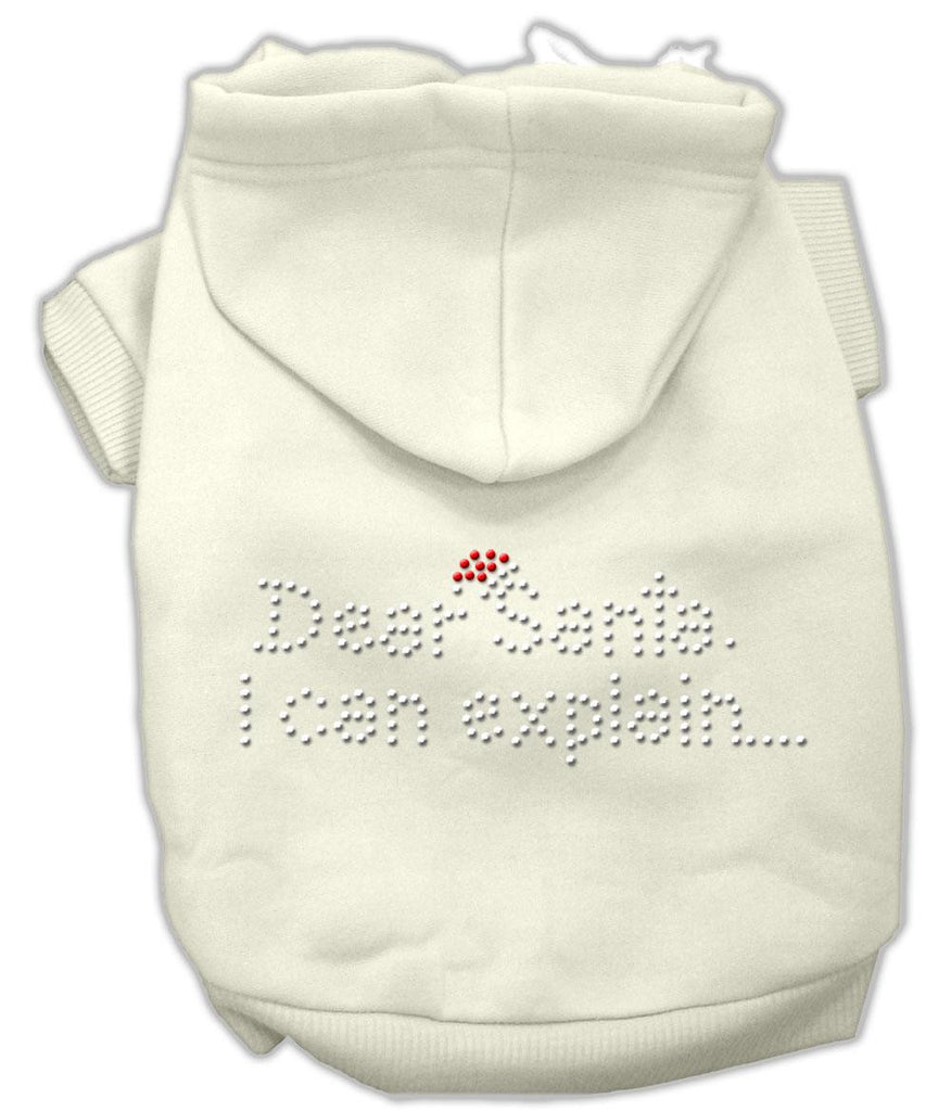 Dear Santa I Can Explain Hoodies Cream XL (16)