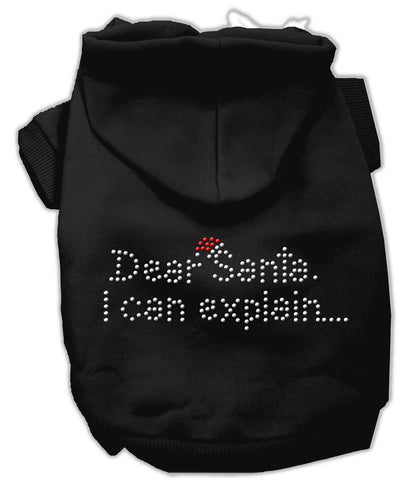 Dear Santa I Can Explain Hoodies Black XS (8)