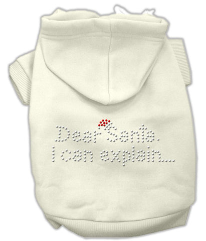 Dear Santa I Can Explain Hoodies Cream XXL (18)