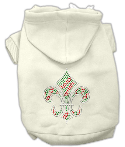 Holiday Fleur de lis Hoodies Cream XXXL(20)