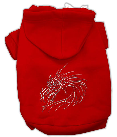 Studded Dragon Hoodies Red M (12)