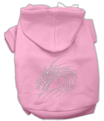 Studded Dragon Hoodies Pink XXL (18)