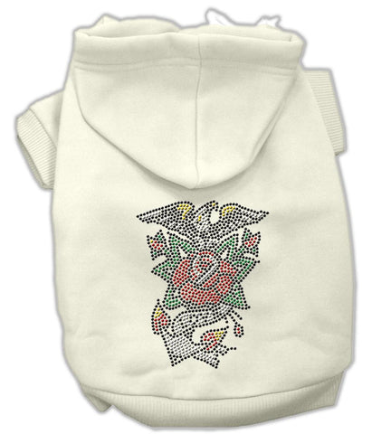 Eagle Rose Nailhead Hoodies Cream XXXL(20)