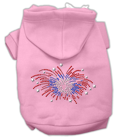 Fireworks Rhinestone Hoodie Pink XXXL(20)