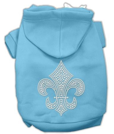 Fleur de lis Hoodies Baby Blue XXXL(20)