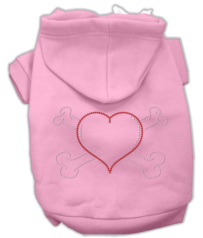 Heart and Crossbones Hoodies Pink XL (16)