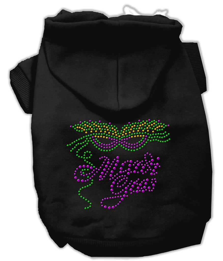 Mardi Gras Rhinestud Hoodies Black L (14)