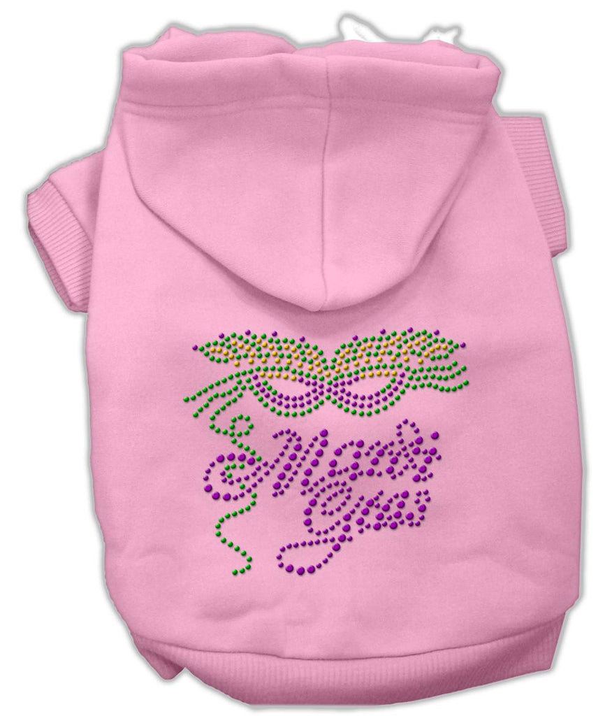 Mardi Gras Rhinestud Hoodies Pink XL (16)