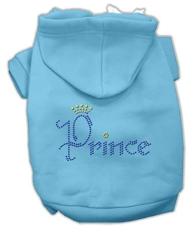 Prince Rhinestone Hoodies Baby Blue M (12)