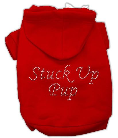 Stuck Up Pup Hoodies Red XS (8)