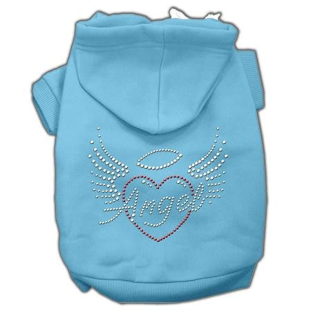 Angel Heart Rhinestone Hoodies Baby Blue M (12)