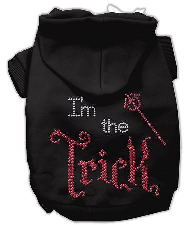 I'm the Trick Rhinestone Hoodies Black XL (16)