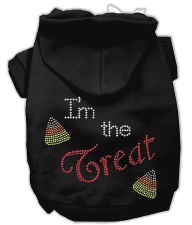 I'm the Treat Rhinestone Hoodies Black M (12)