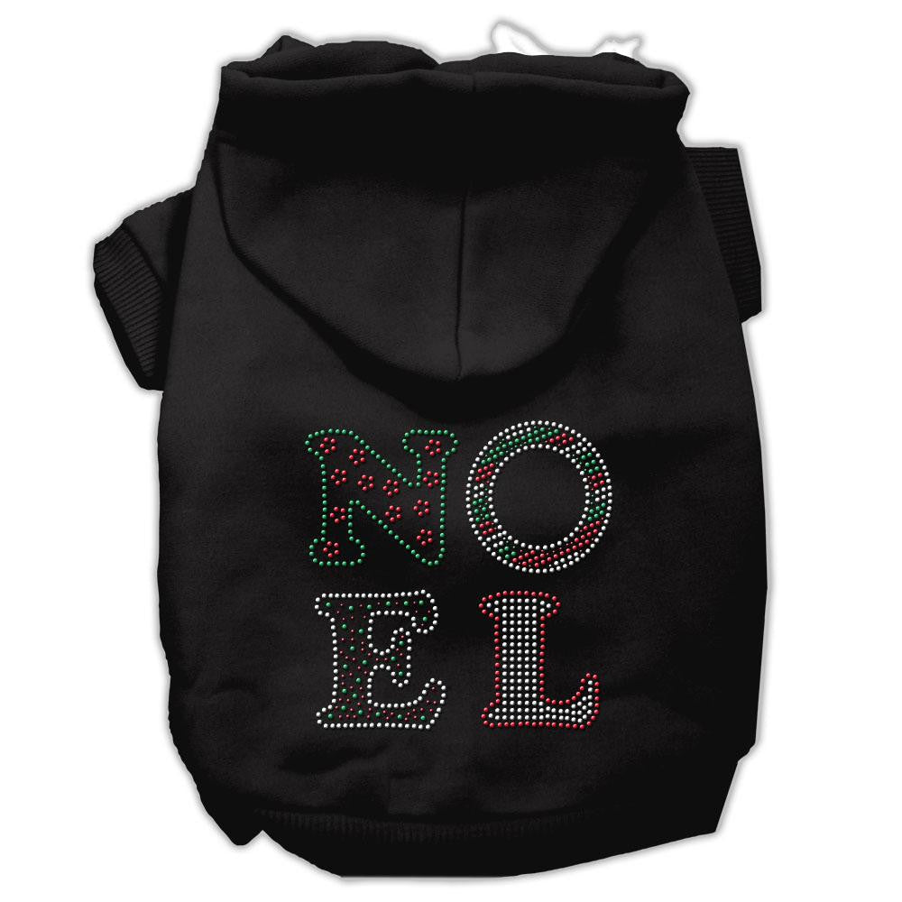 Noel Rhinestone Hoodies Black L (14)