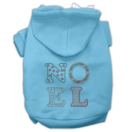 Noel Rhinestone Hoodies Baby Blue XXXL(20)