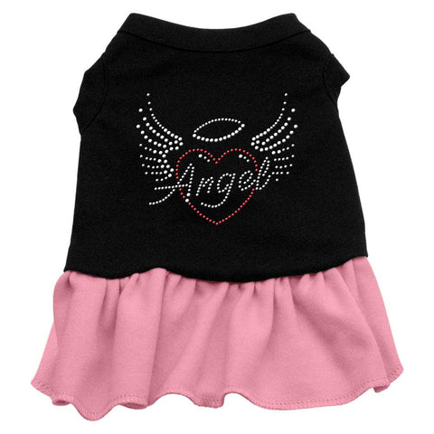 Angel Heart Rhinestone Dress Black with Pink XXXL (20)