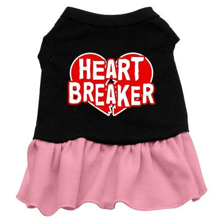 Heart Breaker Dresses Black with Pink XXL (18)