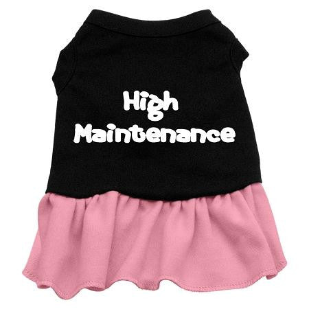 High Maintenance Dresses Black with Pink XS (8)