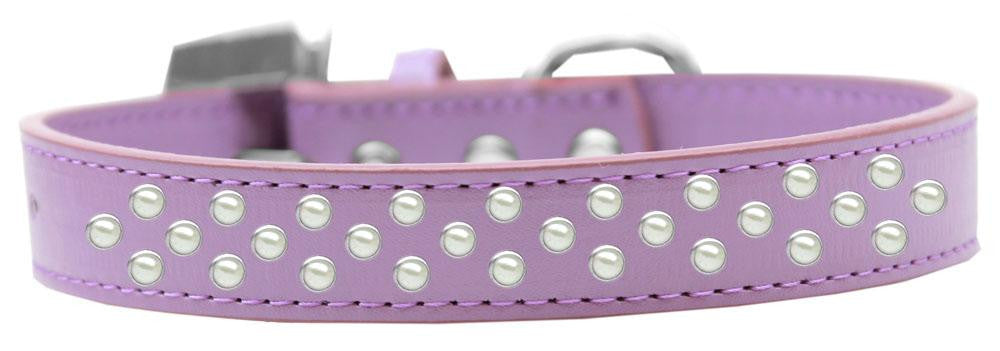 Sprinkles Dog Collar Pearls Size 20 Lavender