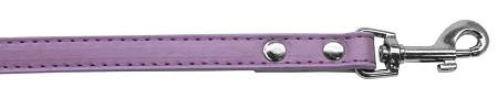 Premium plain pet leash 1-2" wide x 4' long Lavender