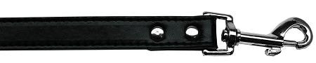 Premium plain pet leash 3-4" wide x 4' long Black