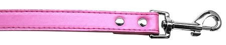 Premium plain pet leash 3-4" wide x 4' long Bright Pink