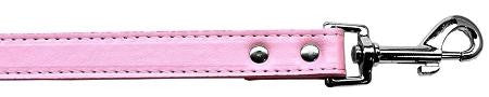 Premium plain pet leash 3-4" wide x 4' long Light Pink