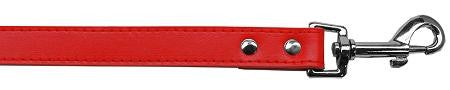 Premium plain pet leash 3-4" wide x 4' long Red