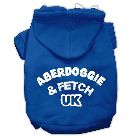 Aberdoggie UK Screenprint Pet Hoodies Blue Size XXXL (20)