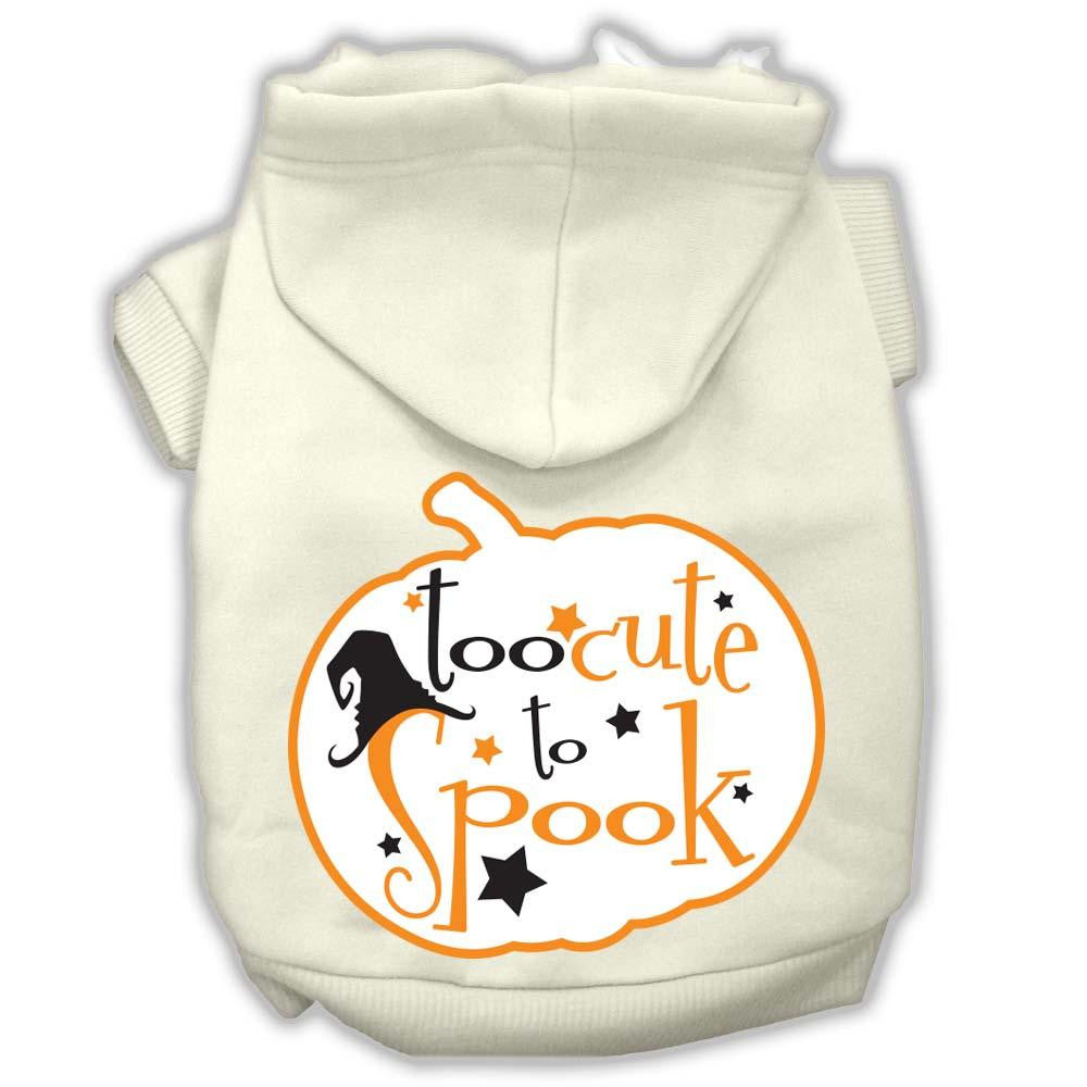 Too Cute to Spook Screenprint Hoodie Cream XXXL(20)