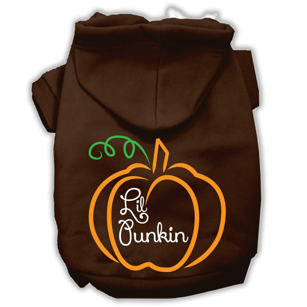 Lil Punkin Screenprint Hoodie Brown L (14)