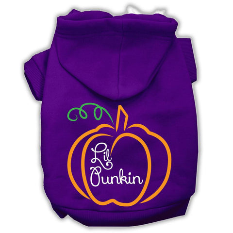 Lil Punkin Screenprint Hoodie Purple S (10)