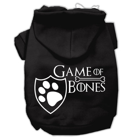 Game of Bones Screenprint Dog Hoodie Black L (14)