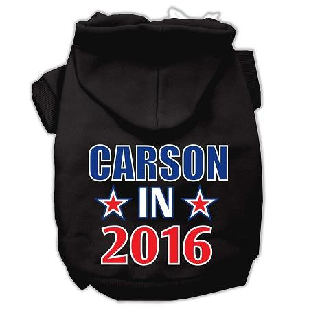 Carson in 2016 Election Screenprint Pet Hoodies Black Size L (14)