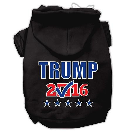 Trump Checkbox Election Screenprint Pet Hoodies Black Size M (12)