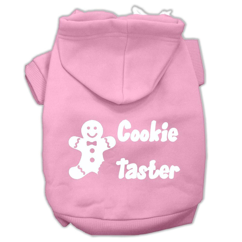 Cookie Taster Screen Print Pet Hoodies Light Pink Size XXL (18)