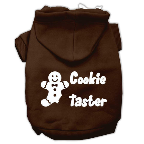 Cookie Taster Screen Print Pet Hoodies Brown Size XXXL (20)