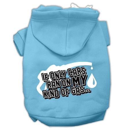 My Kind of Gas Screen Print Pet Hoodies Baby Blue XL (16)