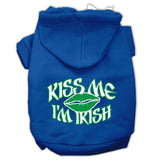 Kiss Me I'm Irish Screen Print Pet Hoodies