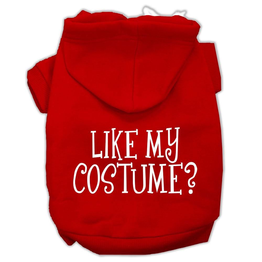 Like my costume? Screen Print Pet Hoodies Red Size L (14)