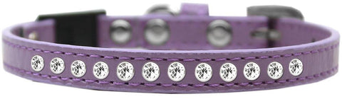 Clear Jewel Breakaway Cat Collar Lavender Size 10