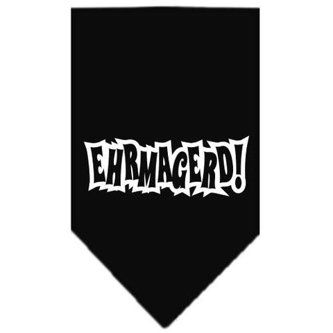 Ehrmagerd Screen Print Bandana Black Large