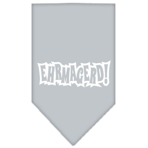 Ehrmagerd Screen Print Bandana Grey Large