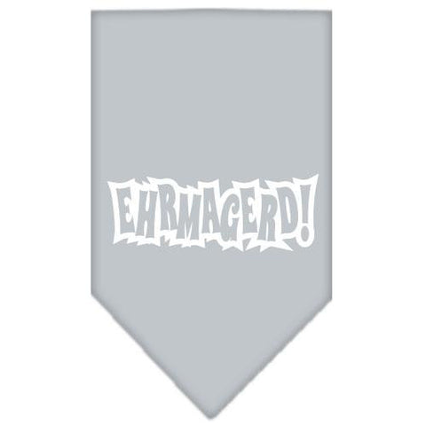 Ehrmagerd Screen Print Bandana Grey Small