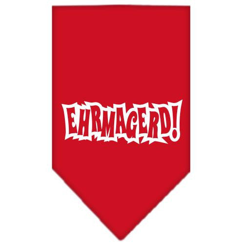 Ehrmagerd Screen Print Bandana Red Small