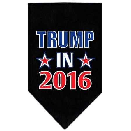 Trump in 2016 Election Screenprint Bandanas Black Large