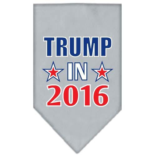 Trump in 2016 Election Screenprint Bandanas Grey Large