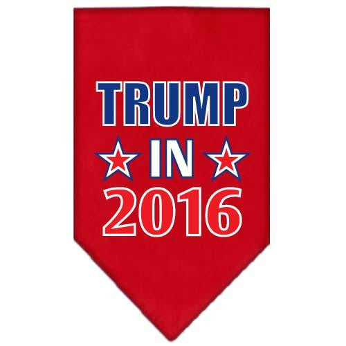 Trump in 2016 Election Screenprint Bandanas Red Large