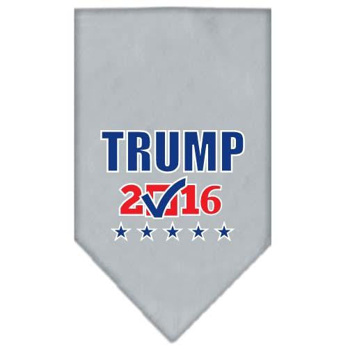 Trump Checkbox Election Screenprint Bandana Grey Large