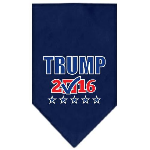 Trump Checkbox Election Screenprint Bandana Navy Blue large